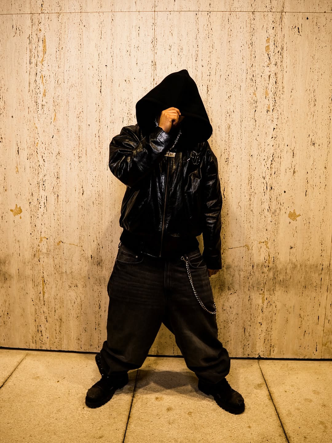 ATO NOIR LEATHER JACKET Black