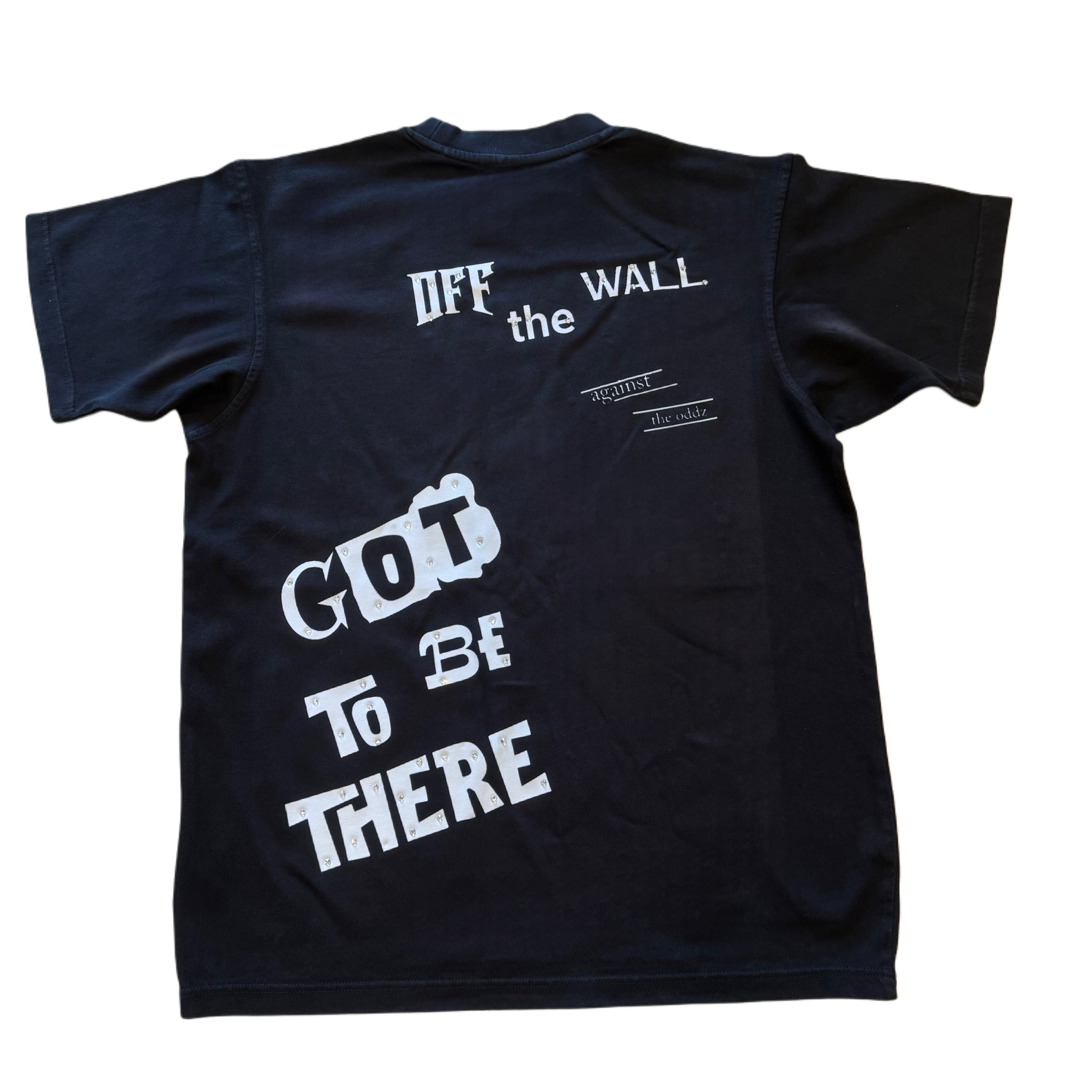 MJ White "OFF THE WALL" Tee