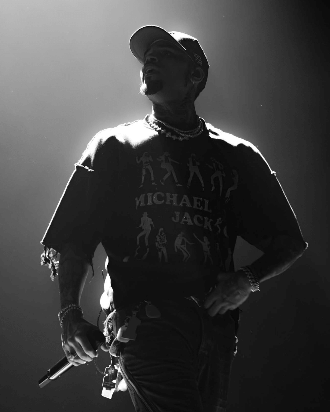 Black MJ Silhouette TEE