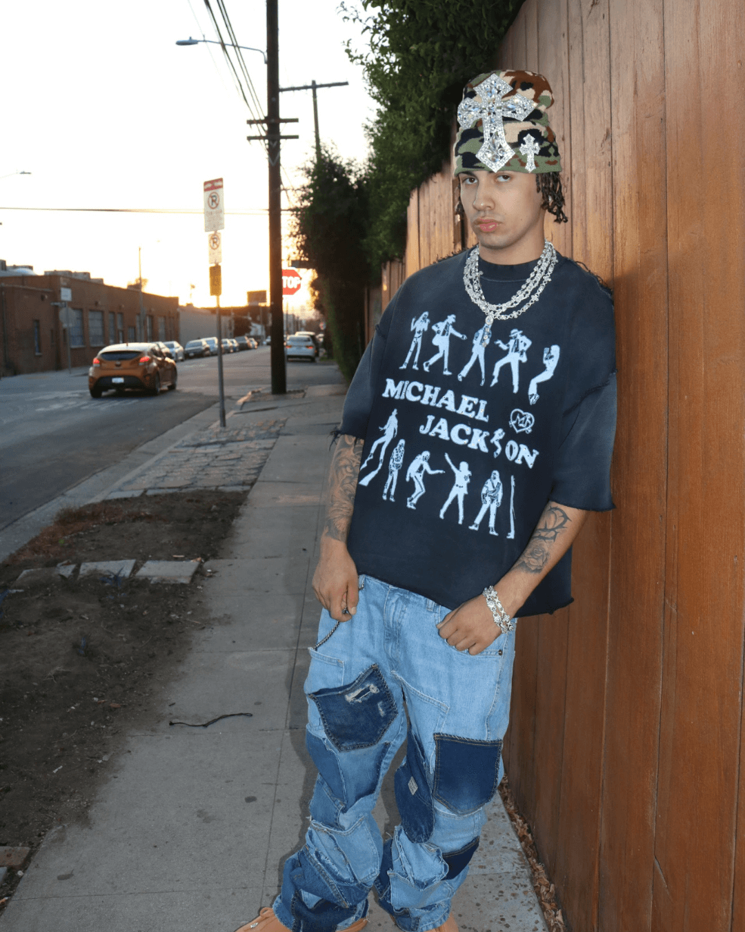 BLACK MJ SILHOUETTE TEE