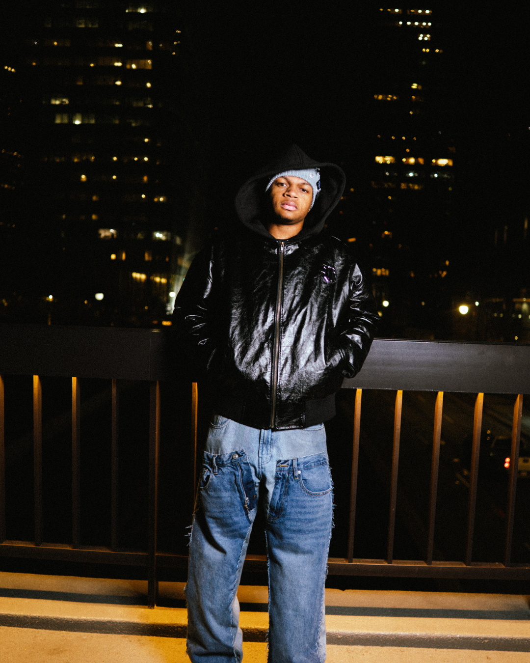 ATO NOIR LEATHER JACKET Black