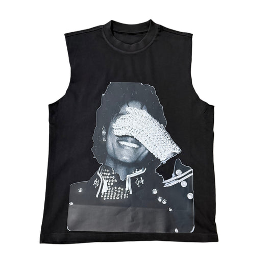 MJ Black Cut-sleeve