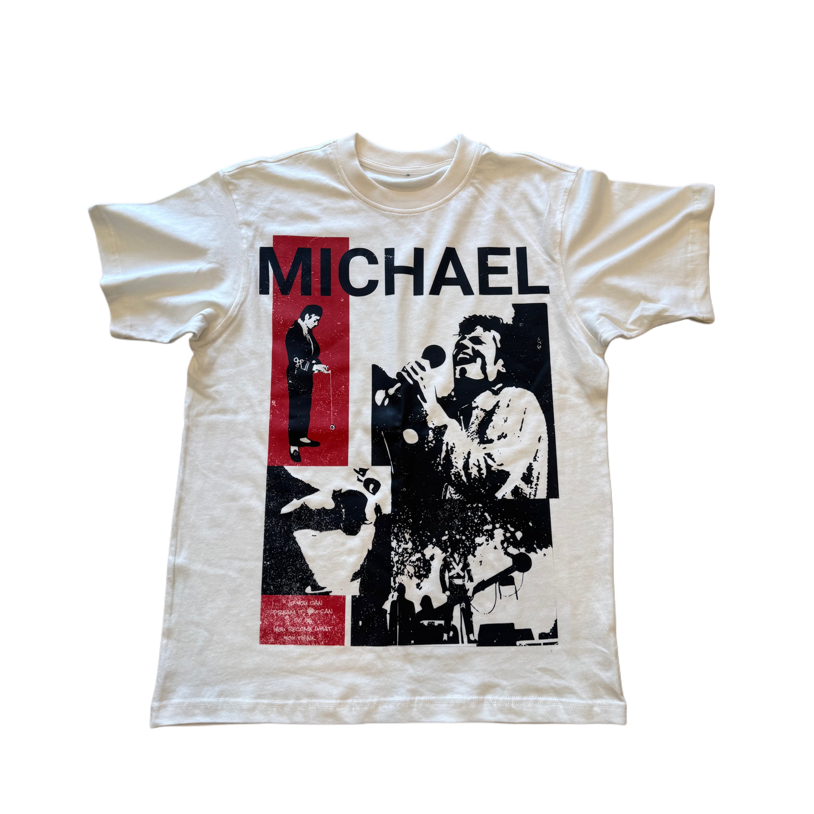 MJ White "Pop Star" Tee