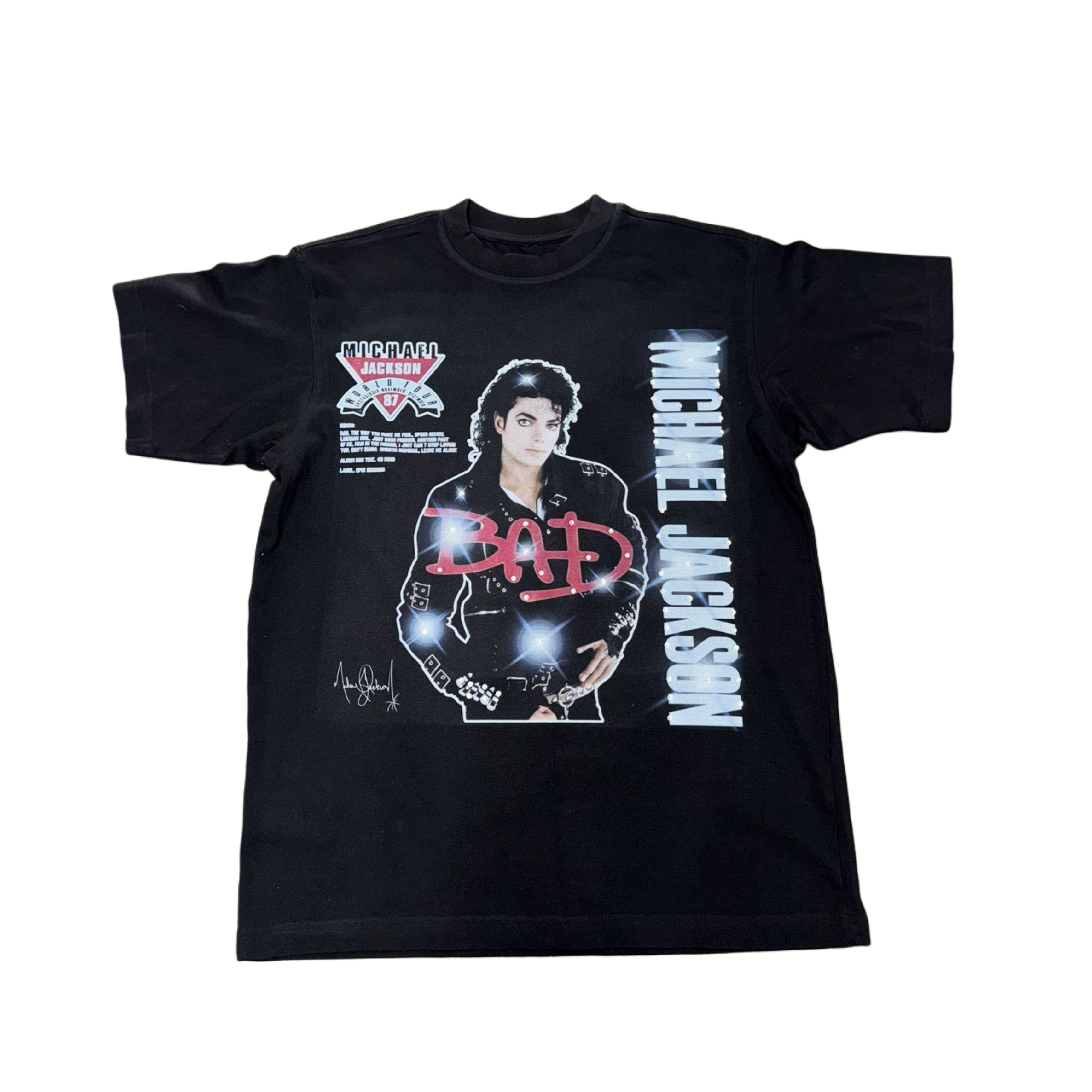 MJ Black "Bad" Sleeve Tee