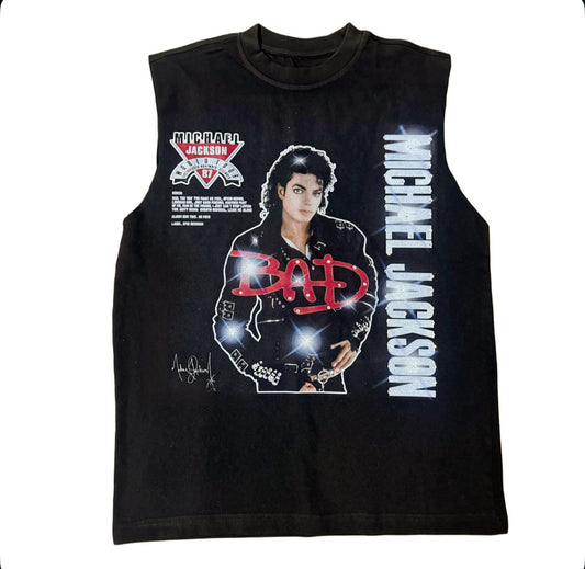 MJ Black Cut-Sleeve