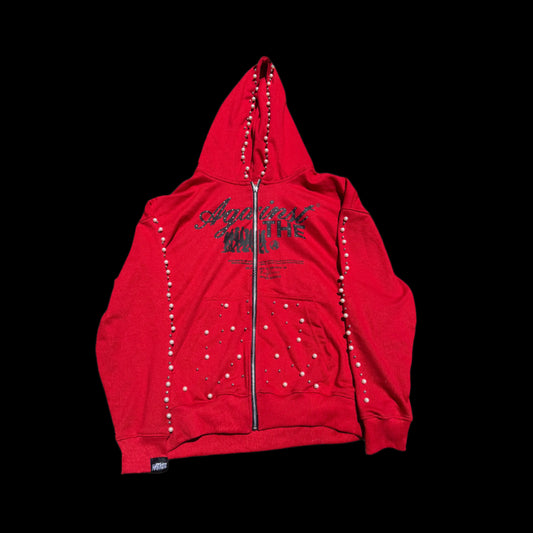 RED PEARL ZIPUP